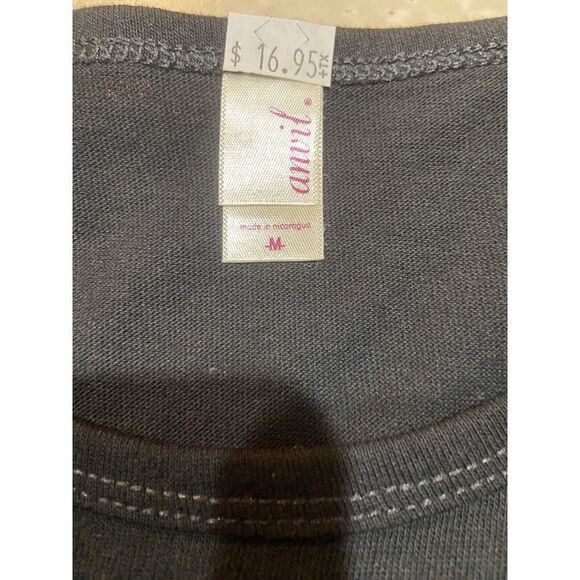 Anvil Shirt Medium Black Short Sleeve It’s 5:00 Somewhere - Picture 4 of 6